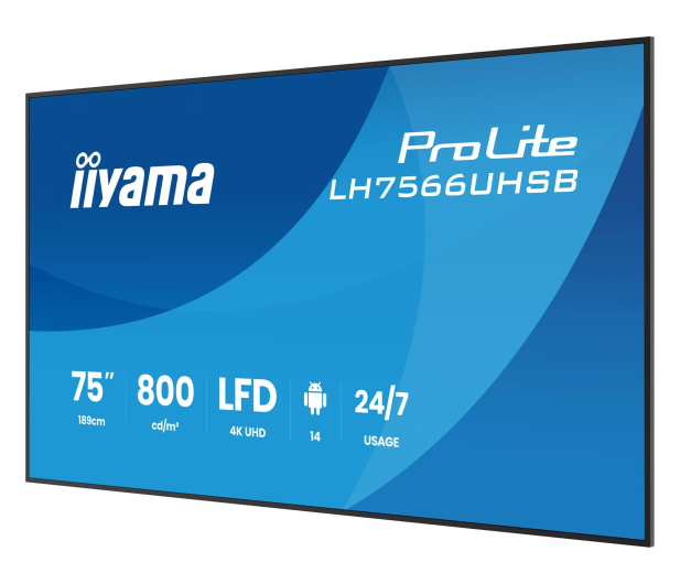 iiyama ProLite LH7566UHSB-B1AG - 1589838 - zdjęcie 4